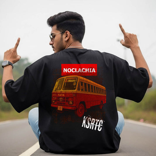 KSRTC NOSTALGIC Unisex Terry Oversized Tee