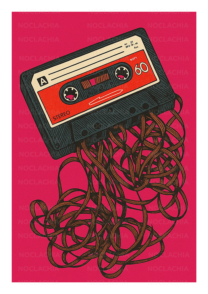 90's Mix tapes Wall Posters – 300 GSM Art Print (without frame)