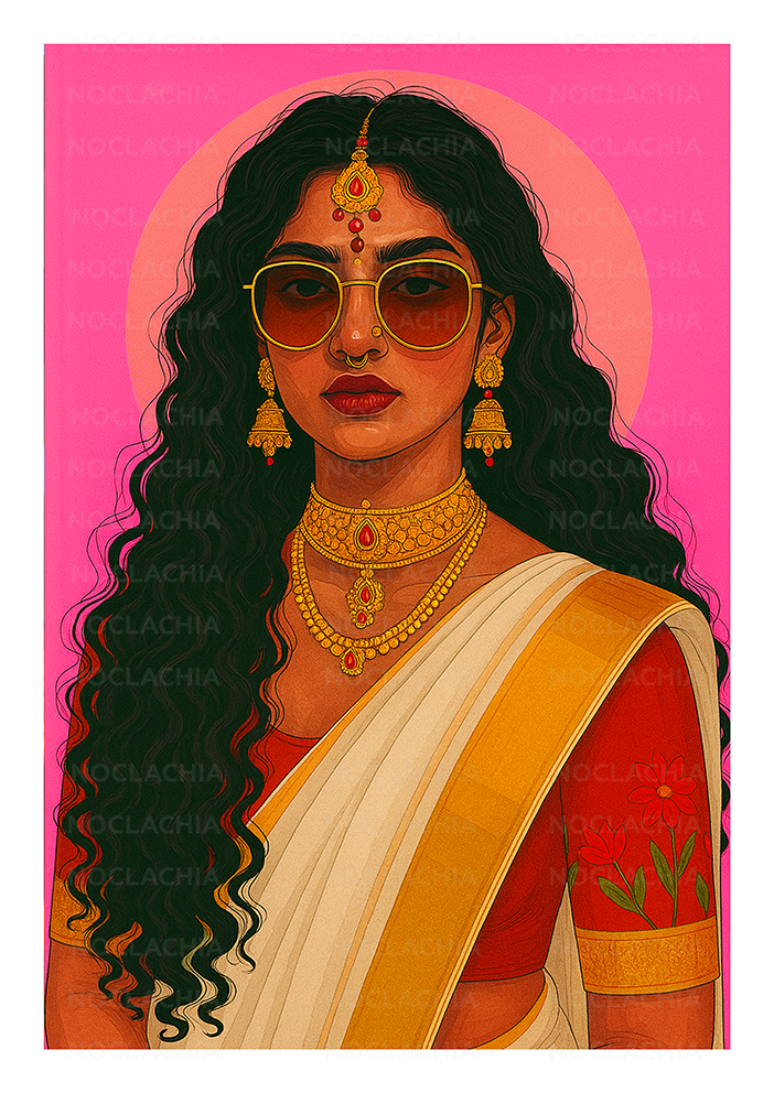 Beauty of her Wall Posters – 300 GSM Art Print (without frame)