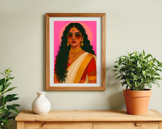 Beauty of her Wall Posters – 300 GSM Art Print (without frame)