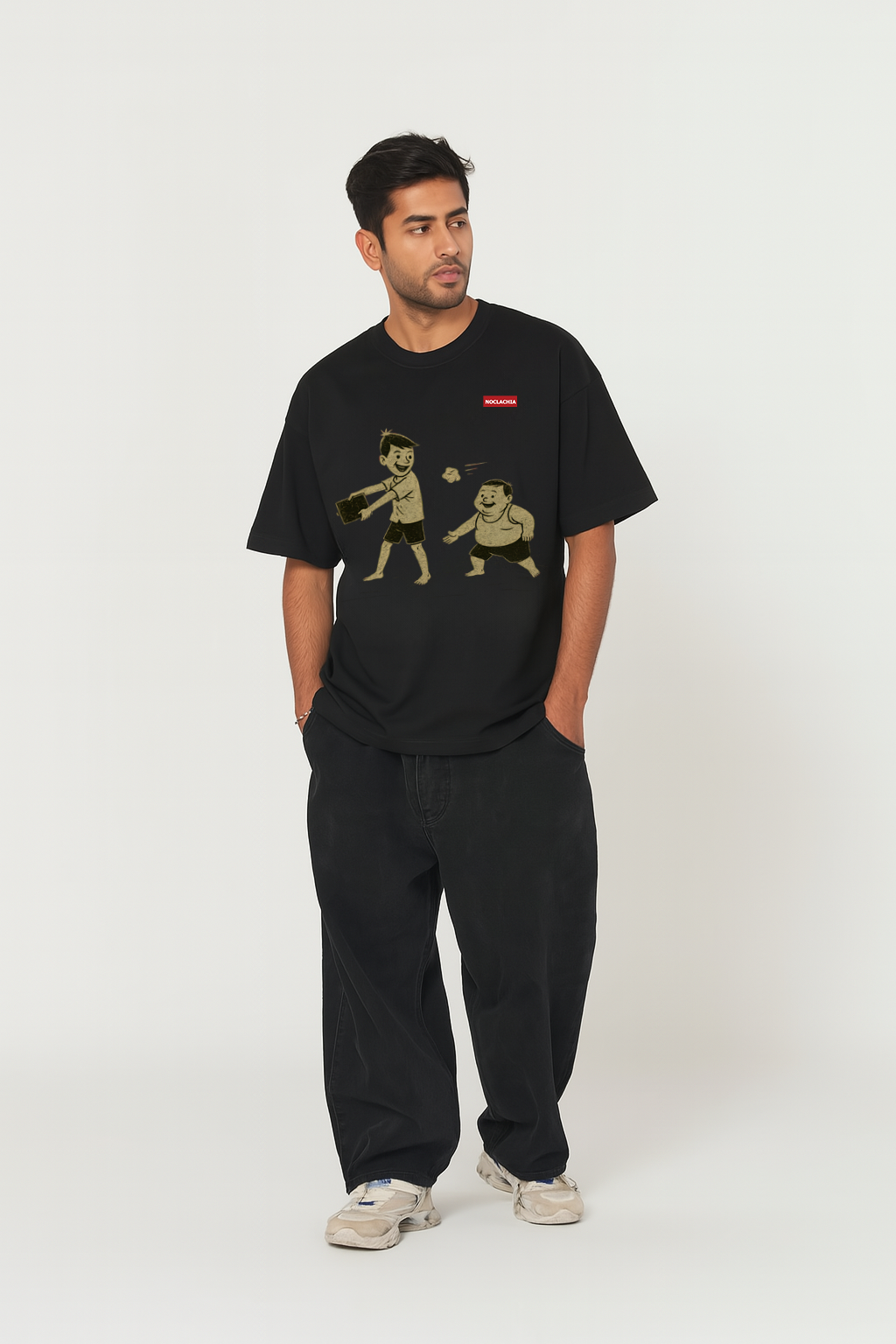 The Paper Ball  Unisex Terry Oversized Tee