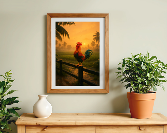 Morning vibes Wall Posters – 300 GSM Art Print (without frame)