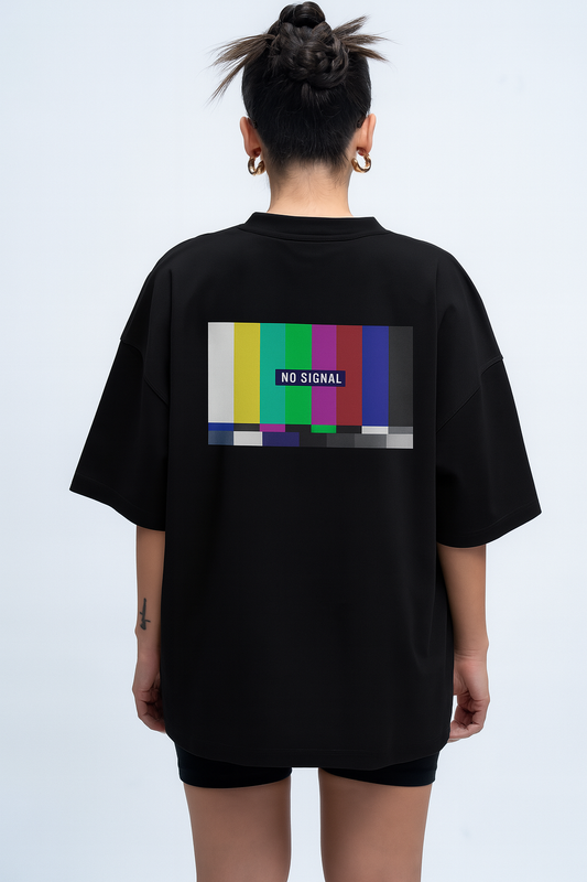 No Signal NOSTALGIC Unisex Terry Oversized Tee