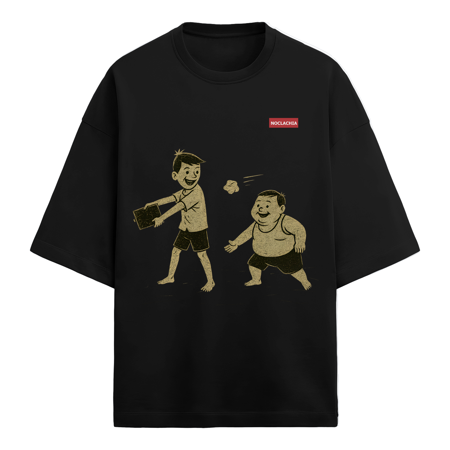 The Paper Ball  Unisex Terry Oversized Tee