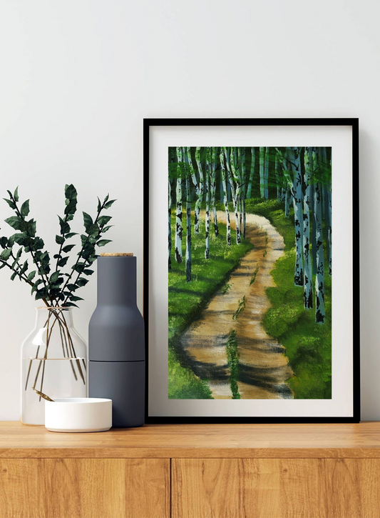 Whispers of the Woods – Acrylic on Canvas 17x11.5 inches)
