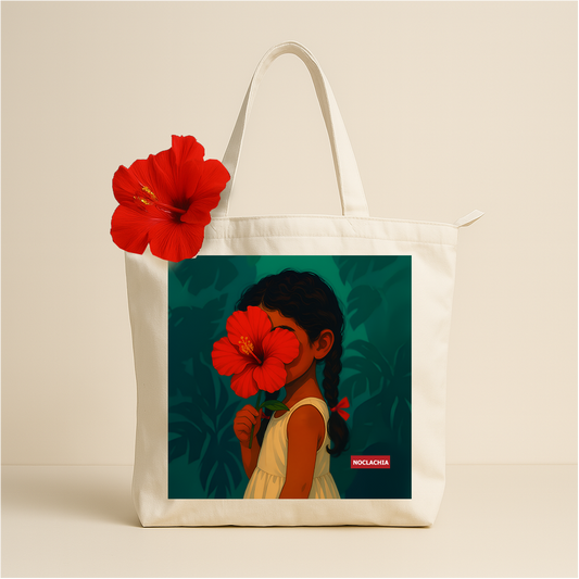 Hibiscus and me - Everyday Large Tote Bag