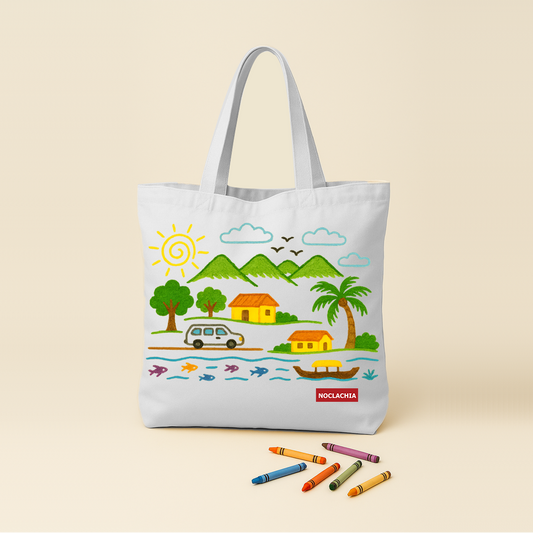 Crayons Fun - Everyday Large Tote Bag